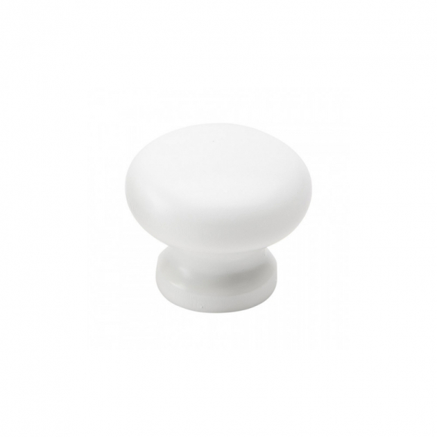 Knob Lille - 34mm - White in the group Products / Knobs / Wooden Knobs at Beslag Design i Båstad Aktiebolag (206002-11)