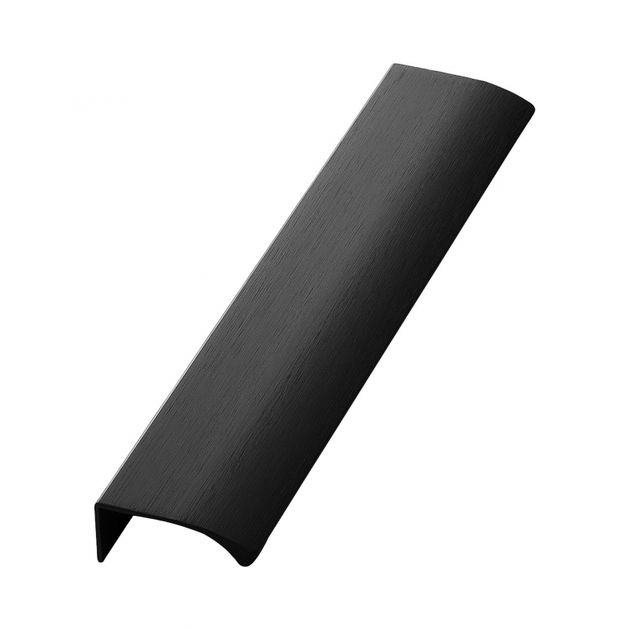 Profile handle Edge Straight - 200mm - Brushed black in the group Products / Handles / Profile handle at Beslag Design i Båstad Aktiebolag (304156-11)