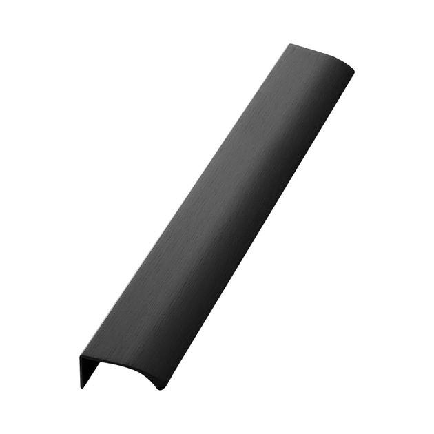 Profile handle Edge Straight - 350mm - Brushed black in the group Products / Handles / Profile handle at Beslag Design i Båstad Aktiebolag (304157-11)