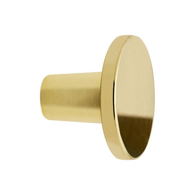 Hook Dalby - Polished Brass in the group Products / Hooks at Beslag Design i Båstad Aktiebolag (339392-21)