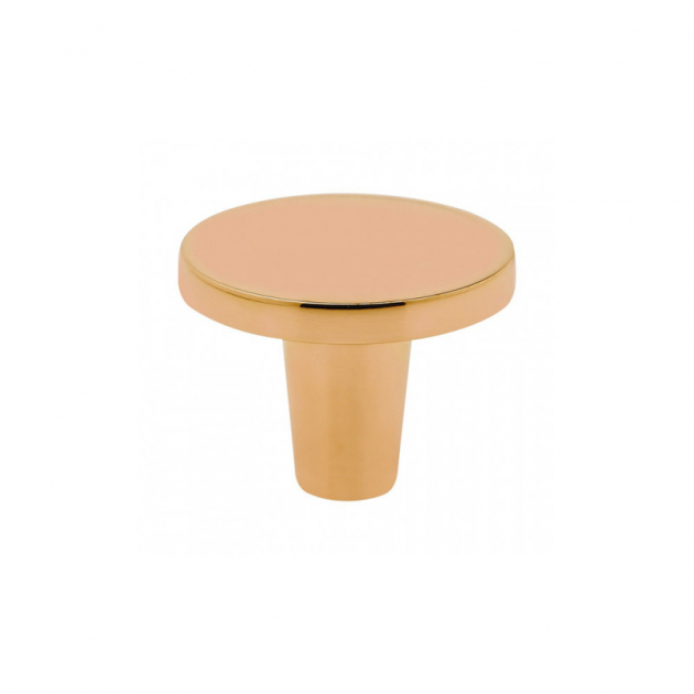 Knob Dalby - 25mm - Polished Copper in the group Products / Knobs at Beslag Design i Båstad Aktiebolag (339413-11)