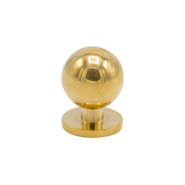 Cabinet Knob Solliden - 25mm - Polished Untreated Brass in the group Products / Knobs at Beslag Design i Båstad Aktiebolag (339433-11)