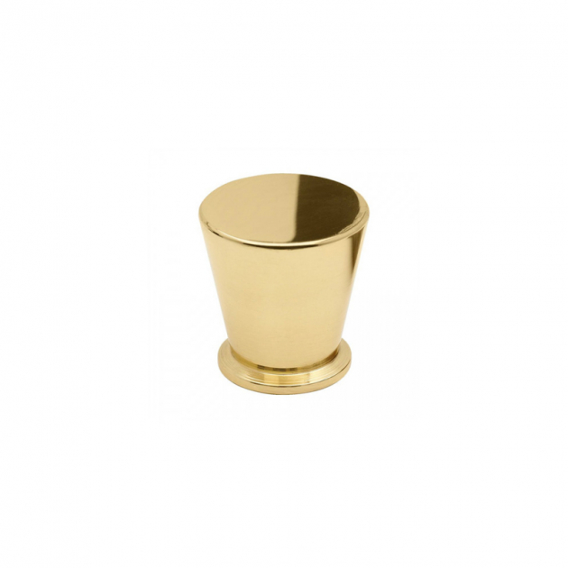 Knob Torp - Polished Untreated Brass in the group Products / Knobs / Brass Knobs at Beslag Design i Båstad Aktiebolag (359401-11)