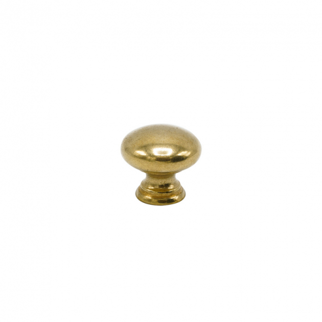 Knob 411 - 24mm - Untreated Brass  in the group Products / Knobs / Brass Knobs at Beslag Design i Båstad Aktiebolag (391312-11)