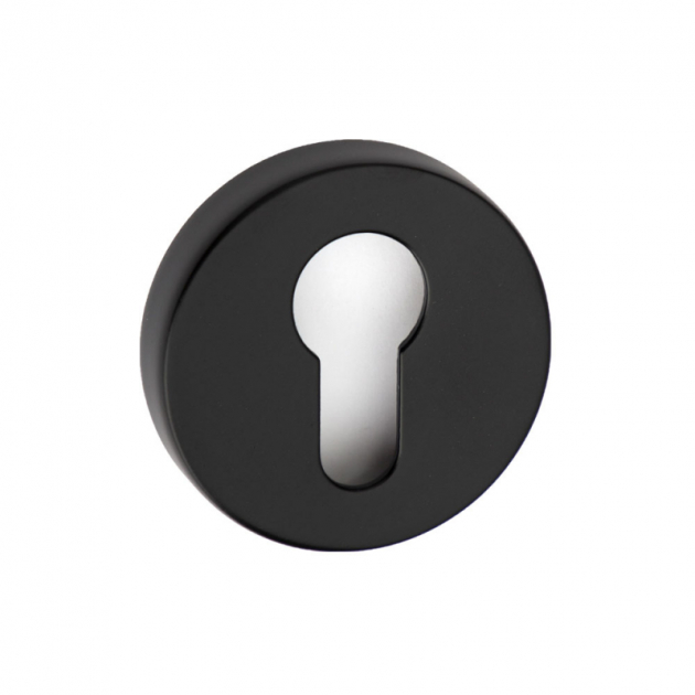 Key plate R-E - Black in the group Products / Door handles / Accessories at Beslag Design i Båstad Aktiebolag (751121-41E)
