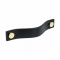 Handle Loop - 128mm - Black leather/polished brass