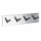 Base 200 - 4 Hook - Brushed stainless steel