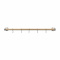 Kitchen rail Aveny - 600mm - Complete - Oak/Brushed stainless steel