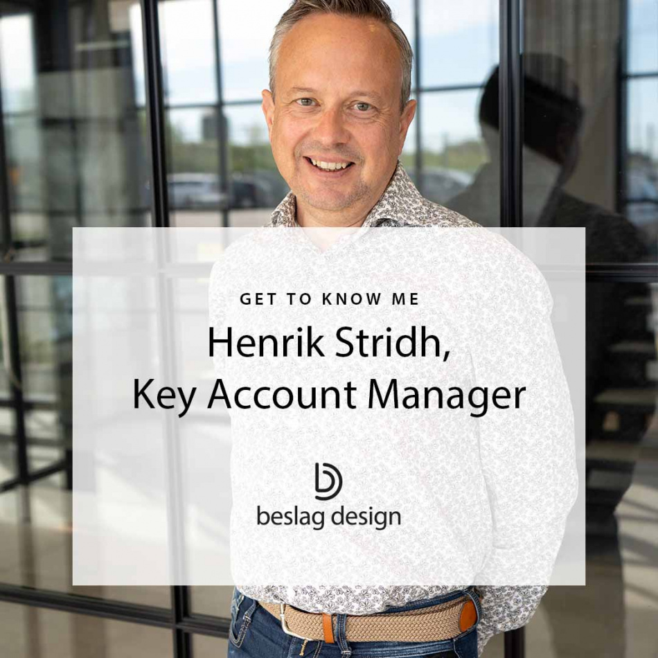 Get to know me: Henrik Stridh, Key Account Manager