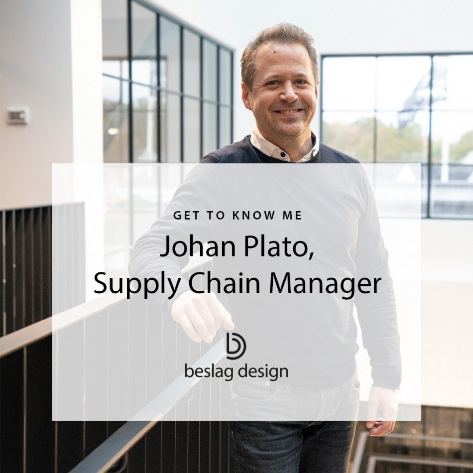 Get to know me: Johan Plato, Supply Chain Manager
