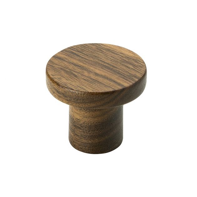 Knob Circum - 33mm - Walnut in the group Products / Knobs / Wooden Knobs at Beslag Design i Båstad Aktiebolag (255641-11)