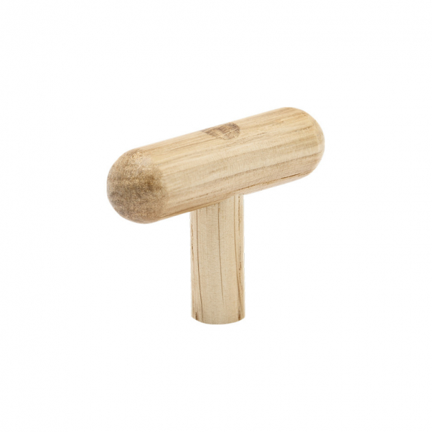 Knob T Lunden – Untreated oak in the group Products / Knobs / Wooden Knobs at Beslag Design i Båstad Aktiebolag (255801-11)