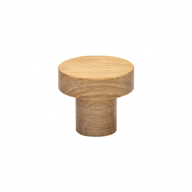Knob Heden – Ø28 mm – Oak in the group Products / Knobs / Wooden Knobs at Beslag Design i Båstad Aktiebolag (256010-11)
