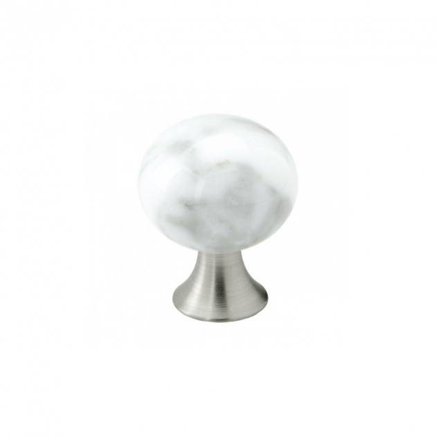 Knob Bead Straight - 28mm - Marble/grey in the group Products / Knobs at Beslag Design i Båstad Aktiebolag (304060-11)