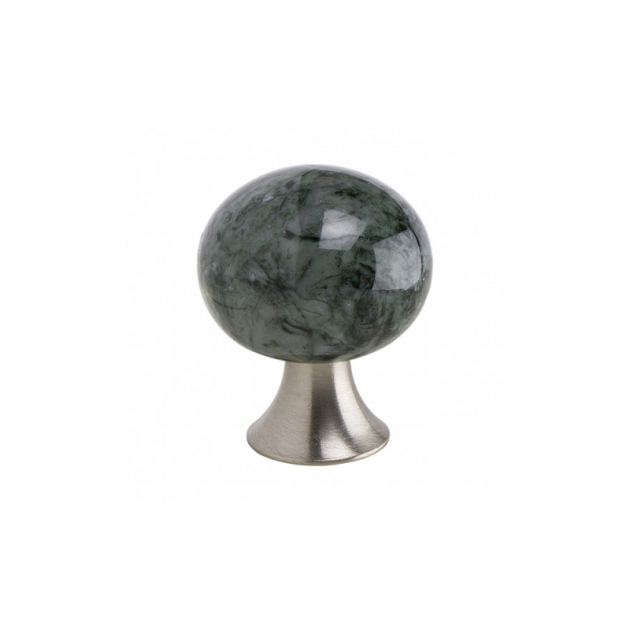 Knob Bead Straight - 28mm - Marble/green in the group Products / Knobs at Beslag Design i Båstad Aktiebolag (304061-11)