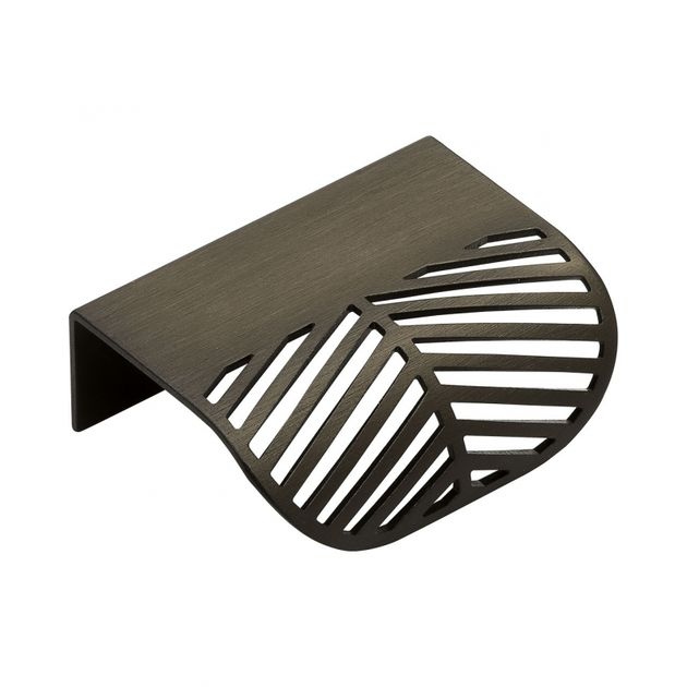 Profile Handle Edge Filigree - 60mm - Antique bronze in the group Products / Handles / Profile handle at Beslag Design i Båstad Aktiebolag (304191-11)