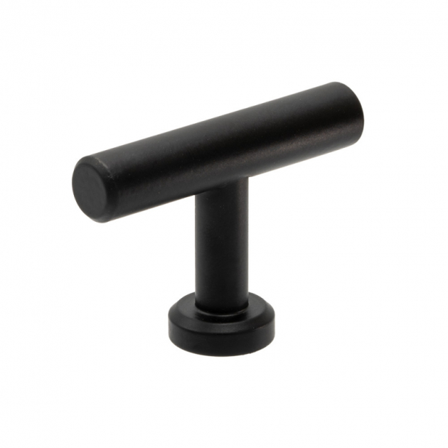 Knob T Viva - Matt black in the group Products / Knobs at Beslag Design i Båstad Aktiebolag (304399-11)