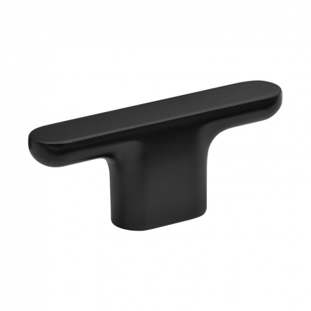 Knob T Vibe Plain - Matte black in the group Products / Knobs / Black Knobs at Beslag Design i Båstad Aktiebolag (308410-11)