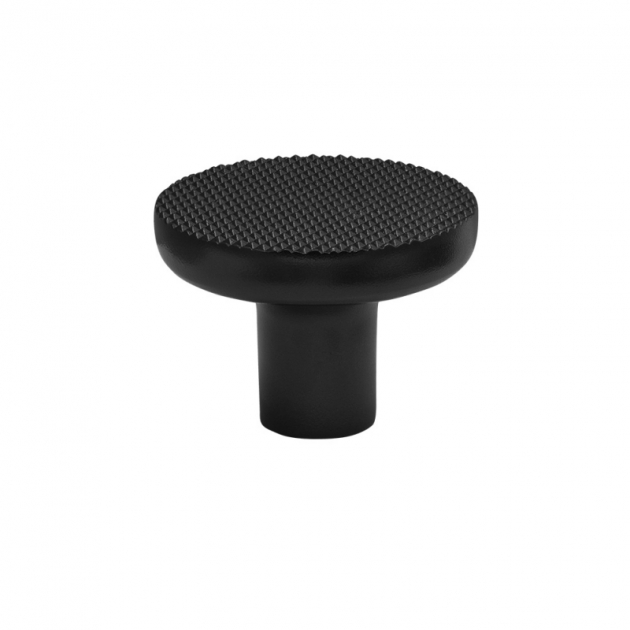 Knob Vibe Grip - 38mm - Matte black in the group Products / Knobs / Black Knobs at Beslag Design i Båstad Aktiebolag (308440-11)