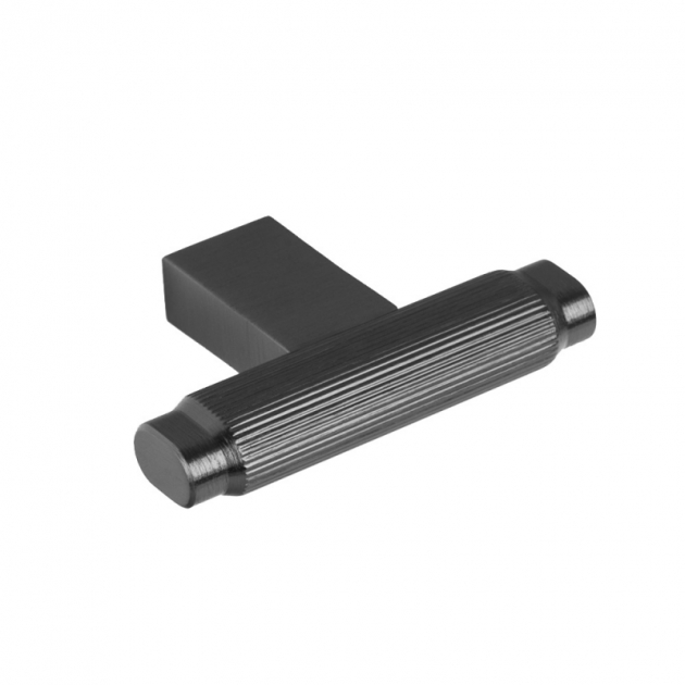 Knob T Brooklyn - Brushed titanium black in the group Products / Knobs at Beslag Design i Båstad Aktiebolag (317541-11)