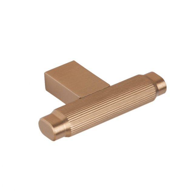 Knob T Brooklyn - Dark brushed brass in the group Products / Knobs at Beslag Design i Båstad Aktiebolag (317542-11)