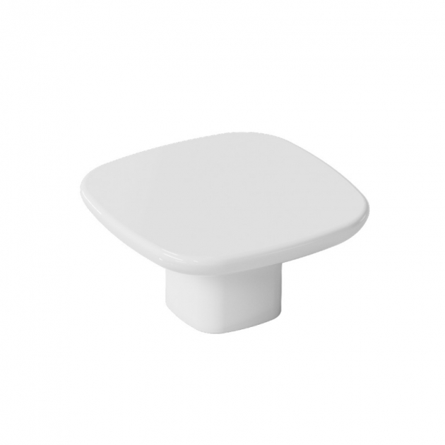 Knob Tabula - 40x20mm - White in the group Products / Knobs / Porcelain Knobs at Beslag Design i Båstad Aktiebolag (317625-11)