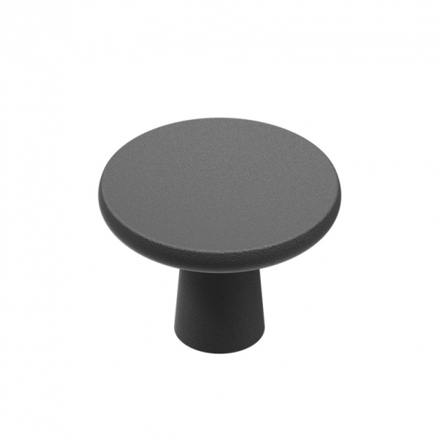 Knob Terra - 37mm - Matte black in the group Products / Knobs / Black Knobs at Beslag Design i Båstad Aktiebolag (317635-11)