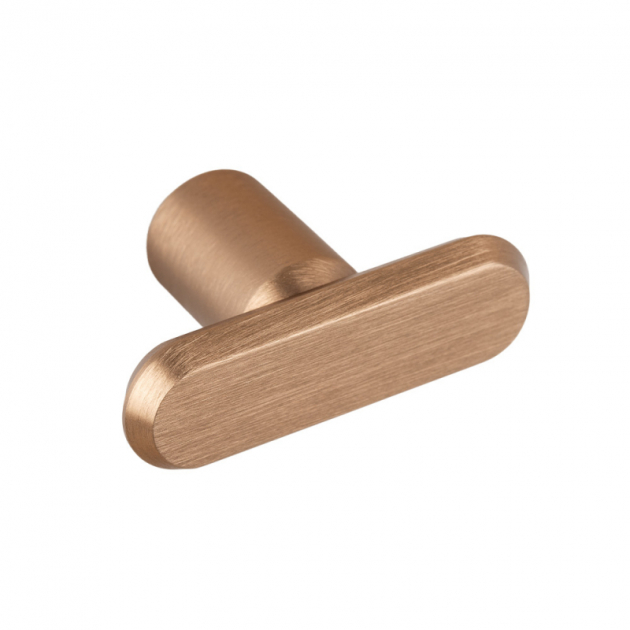 Knob T Face - Dark brushed brass in the group Products / Knobs at Beslag Design i Båstad Aktiebolag (317691-11)