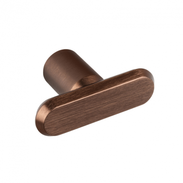 Knob T Face - Brushed bronze in the group Products / Knobs at Beslag Design i Båstad Aktiebolag (317692-11)