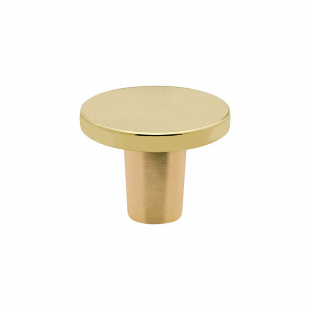 Knob Dalby - 25mm - Polished Untreated Brass in the group Products / Knobs at Beslag Design i Båstad Aktiebolag (339415-11)