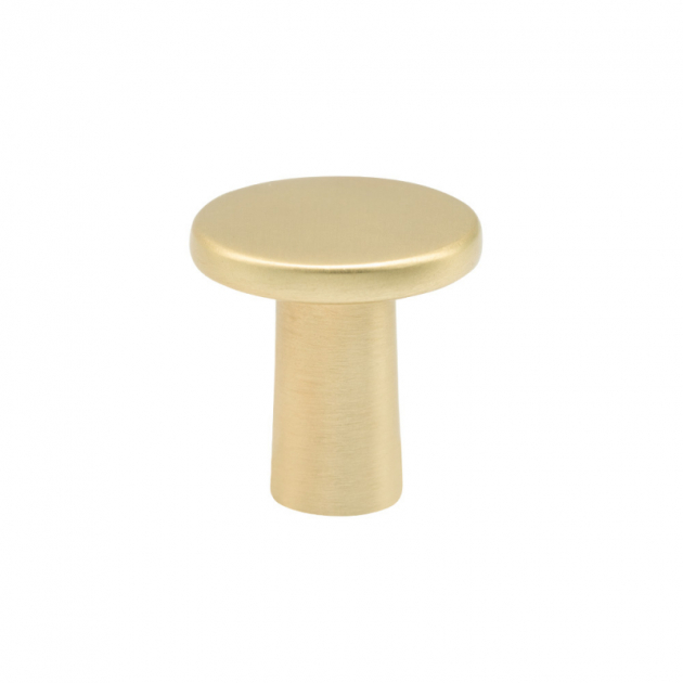Knob Bob – Ø28mm – Brushed brass in the group Products / Knobs / Brass Knobs at Beslag Design i Båstad Aktiebolag (339447-11)