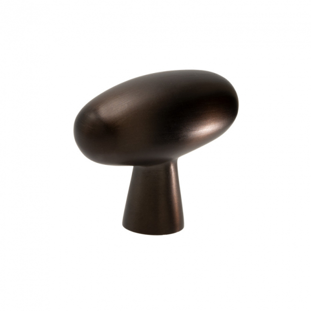 Cabinet Knob T Oliver - Burnished brass in the group Products / Knobs at Beslag Design i Båstad Aktiebolag (343413-11)