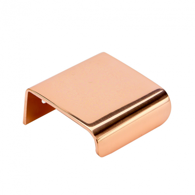 Handle Lip - 40mm - Polished copper in the group Products / Handles / Profile handle at Beslag Design i Båstad Aktiebolag (343452-11)
