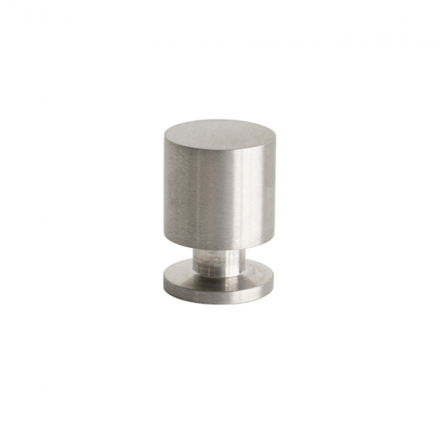 Knob Solo - 21mm - Brushed stainless steel in the group Collections / Signatures at Beslag Design i Båstad Aktiebolag (343535-11)