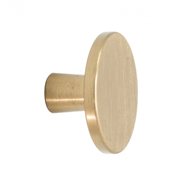 Hook Plato - Brushed Brass in the group Products / Hooks at Beslag Design i Båstad Aktiebolag (370081-21)