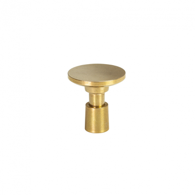 Knob Jubilee - 28mm - Untreated brass in the group Products / Knobs / Brass Knobs at Beslag Design i Båstad Aktiebolag (372001-41)