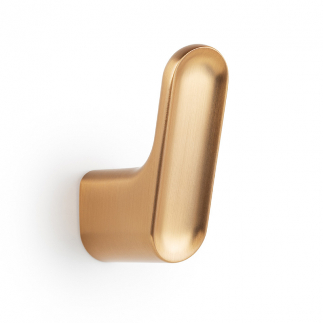 Hook Luv - Brushed brass in the group Products / Hooks at Beslag Design i Båstad Aktiebolag (373136-11)