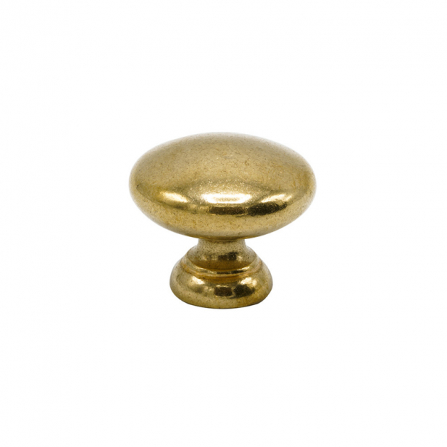 Knob 411 - 40mm - Untreated Brass  in the group Products / Knobs / Brass Knobs at Beslag Design i Båstad Aktiebolag (391314-11)