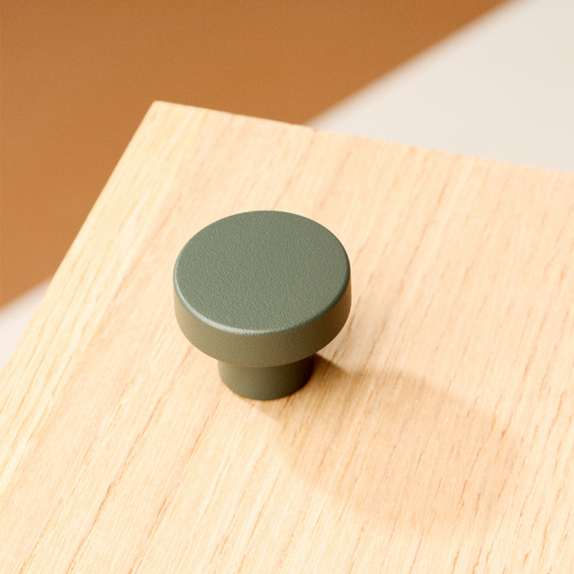 Knob Circular - Toniton Ash Green in the group Products / Knobs at Beslag Design i Båstad Aktiebolag (401008-11)