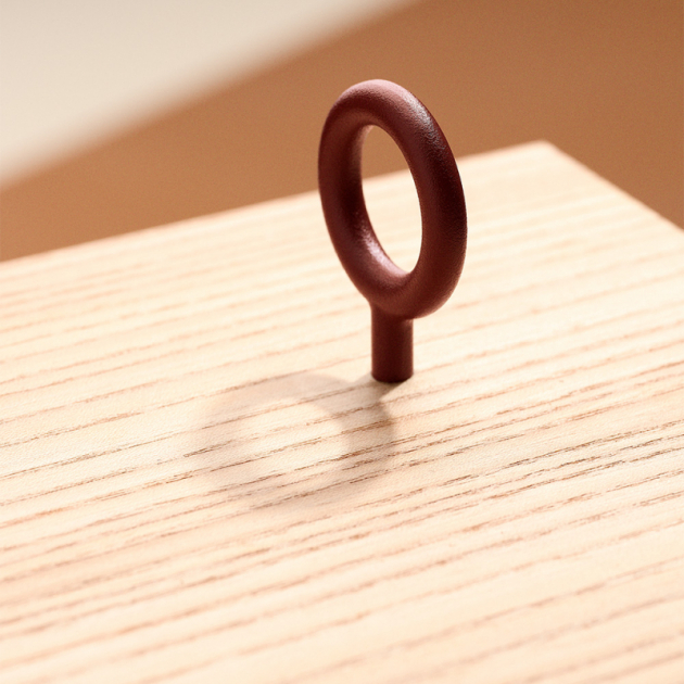 Knob Key - Toniton Reddish Brown in the group Products / Knobs at Beslag Design i Båstad Aktiebolag (401027-11)