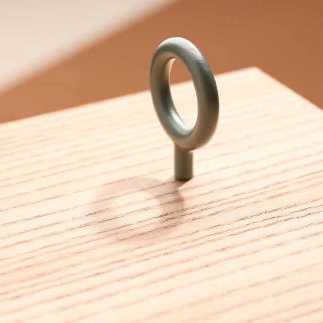 Knob Key - Toniton Ash Green in the group Products / Knobs at Beslag Design i Båstad Aktiebolag (401028-11)