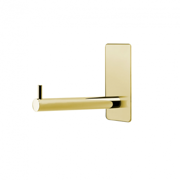 Base 200 - Spare Paper Holder - Polished Brass in the group Products / Bathroom Accessories / Spare paper holder at Beslag Design i Båstad Aktiebolag (605209-21)