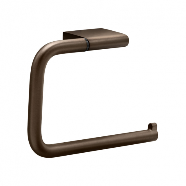Flow - Toilet paper holder - Burnished brass in the group Products / Bathroom Accessories / Toilet paper holder at Beslag Design i Båstad Aktiebolag (620054-41)