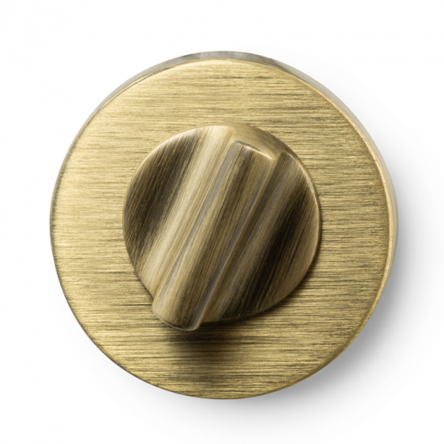 Toilet thumb turn R - European standard - Antique bronze in the group Products / Door handles / Toilet thumb turn at Beslag Design i Båstad Aktiebolag (751100-41E)