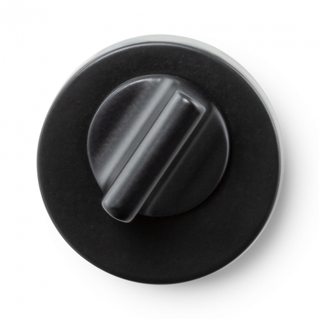 Toilet thumb turn R - Scandinavian standard - Black in the group Products / Door handles / Toilet thumb turn at Beslag Design i Båstad Aktiebolag (751101-41)