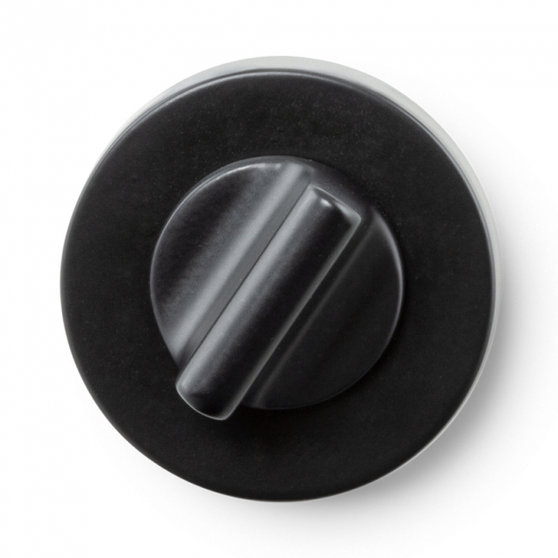 Toilet thumb turn R - Black | Door handle | Beslag Design