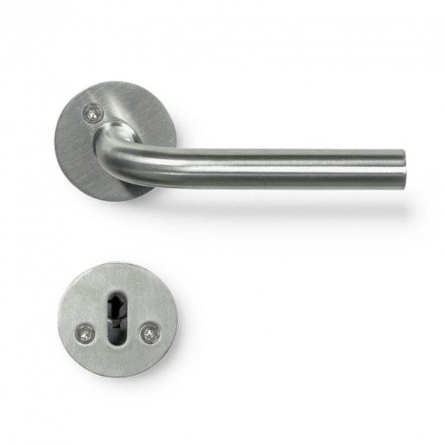 Door Handle Kastrup 11 - Stainless steel in the group Products / Door handles / Door handles at Beslag Design i Båstad Aktiebolag (890001-41)