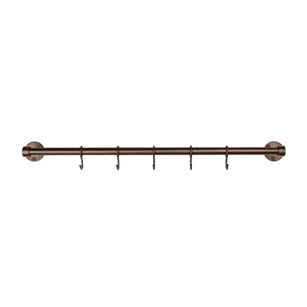Kitchen rail Aveny - 600mm - Complete - Burnished brass in the group Products / Hooks / Kitchen rail at Beslag Design i Båstad Aktiebolag (948003-41)