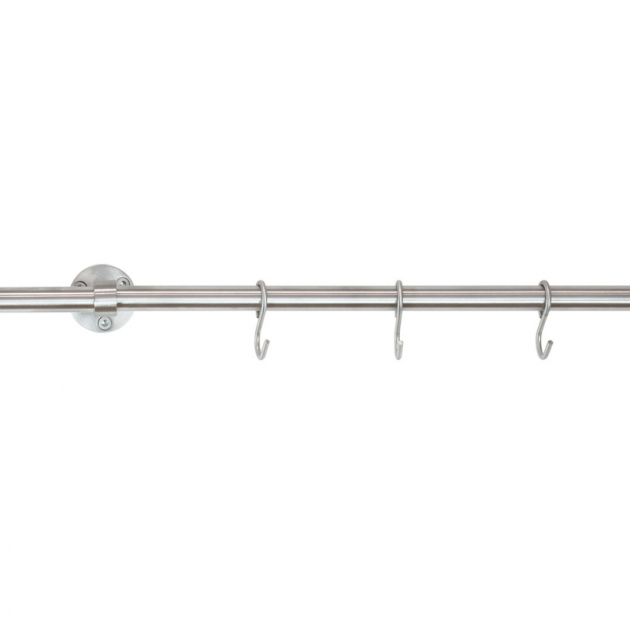 Extension rod Aveny - 600mm - Brushed stainless in the group Products / Hooks / Kitchen rail at Beslag Design i Båstad Aktiebolag (948006-41)