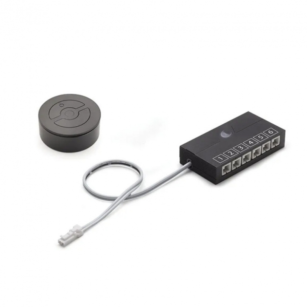 Dimmer Giro Next FE Set - black/black in the group Products / Lighting / Accessories at Beslag Design i Båstad Aktiebolag (972728)